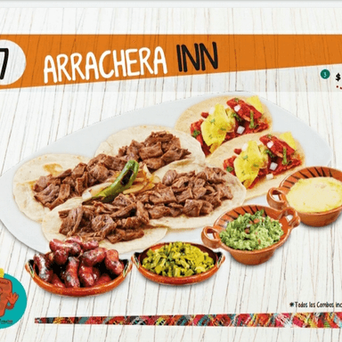 Combo  Arrachera Inn y 1 Coca Cola