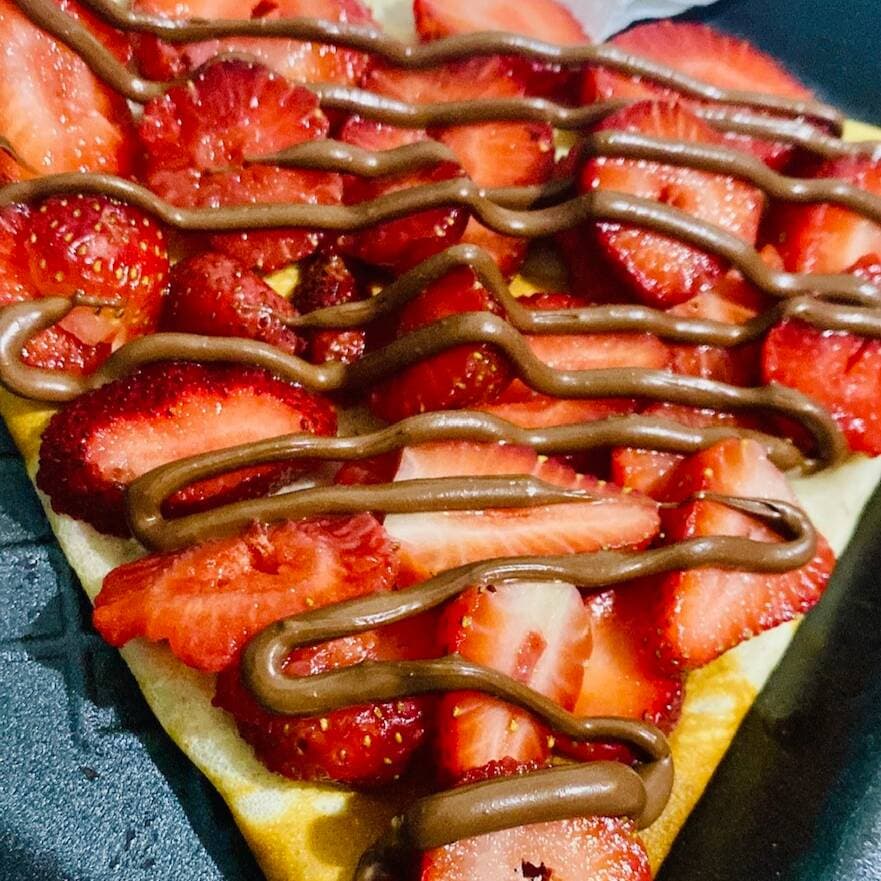 CREPA FRESA CON NUTELLA