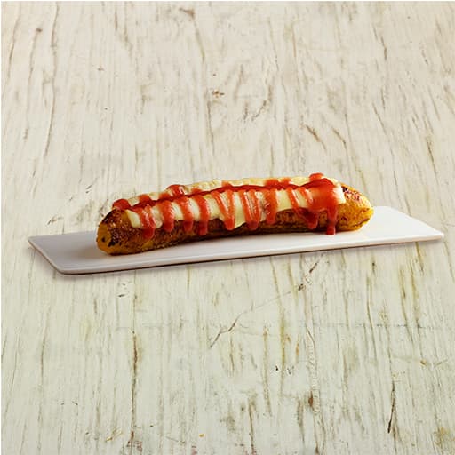 Madurito con queso y bocadillo