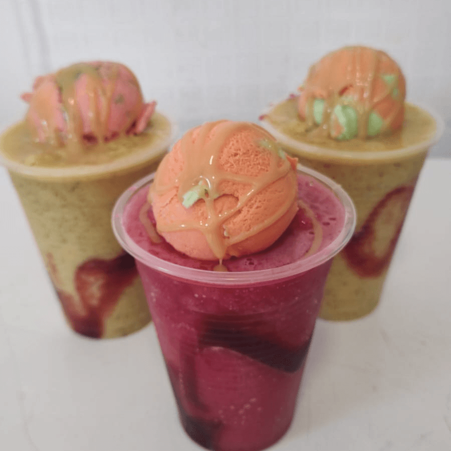 Granizado de Frutas con Helado