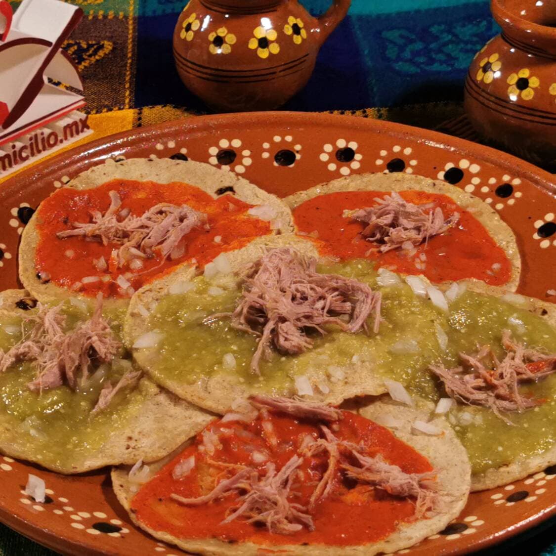 Chalupas 6 pzas