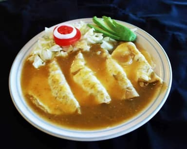 Enchiladas Verdes con Pollo
