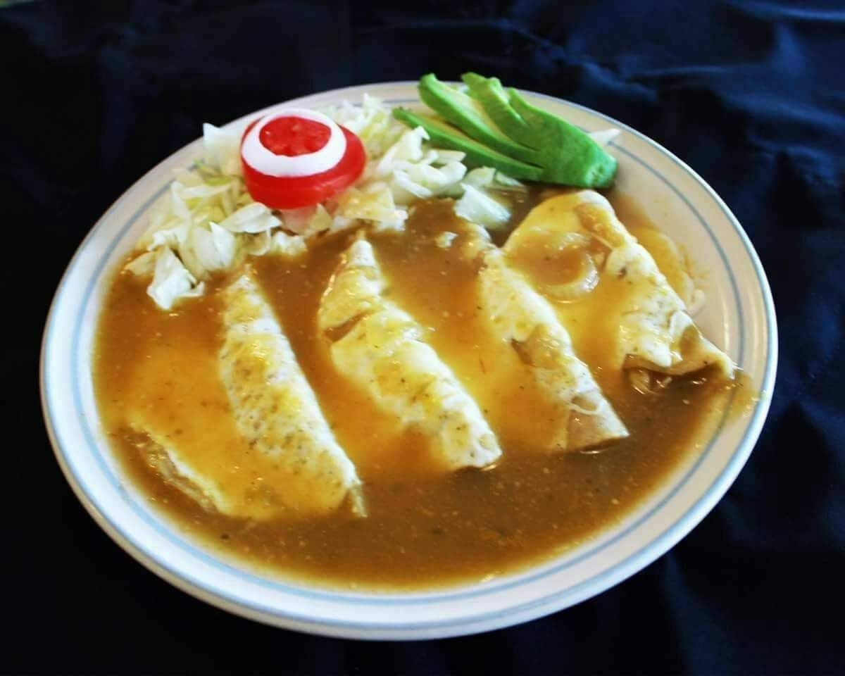 Enchiladas Verdes con Pollo