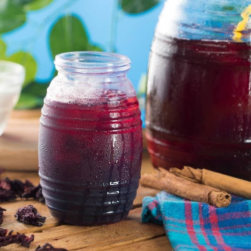 Agua de Jamaica Medio Litro