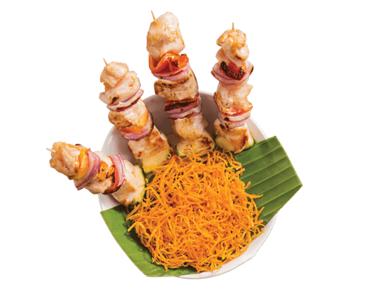 2 Yakitori de Camarón
