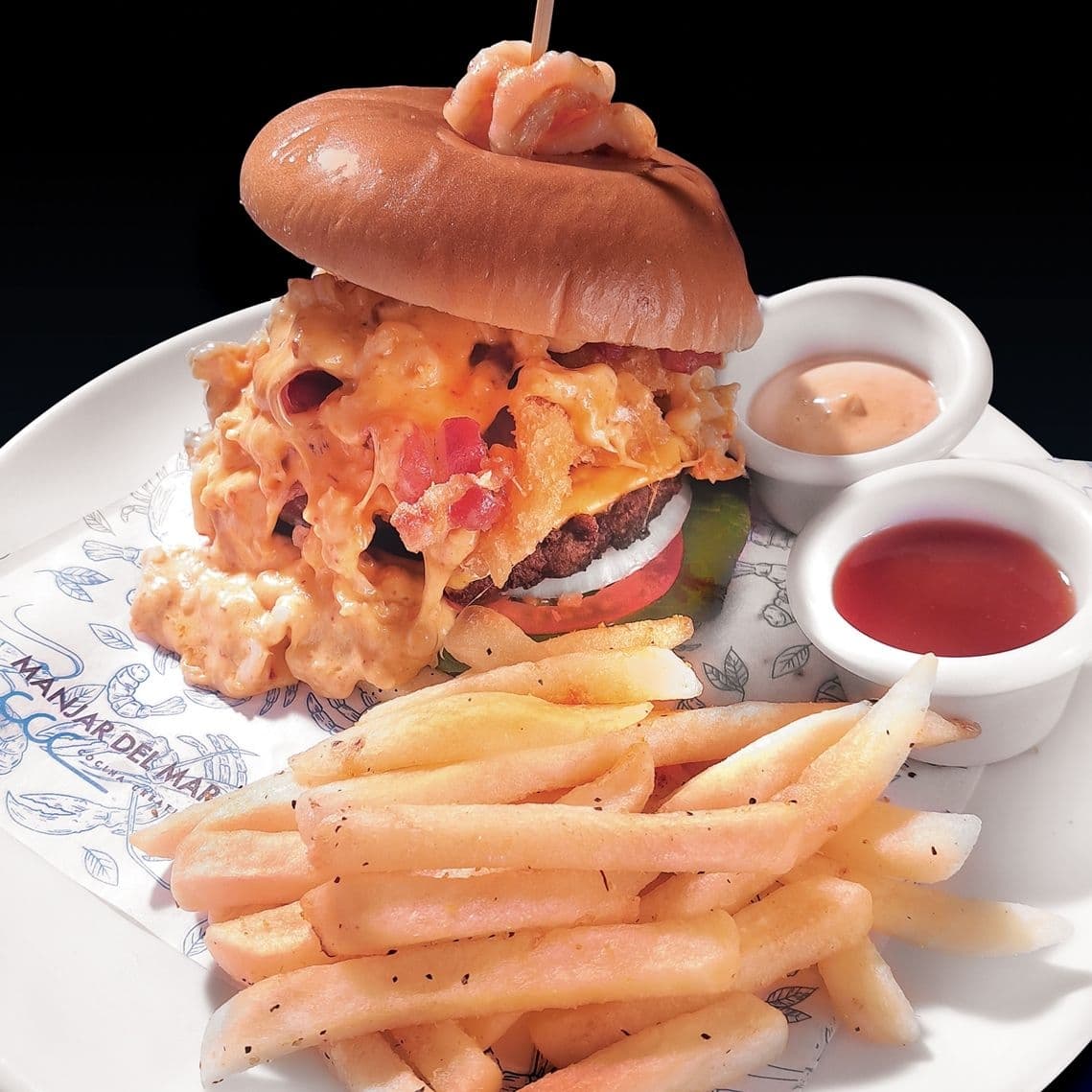 Hamburguesa Mar y Tierra