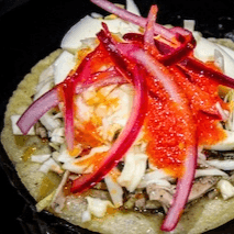 Salbute de Relleno Negro con Verdura