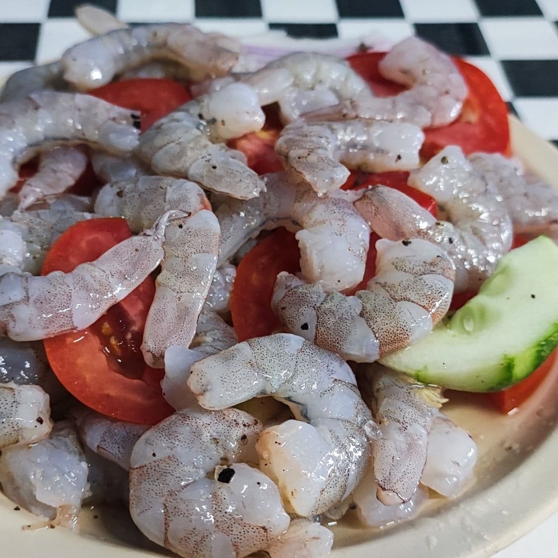 Ensalada de Camarón Crudo