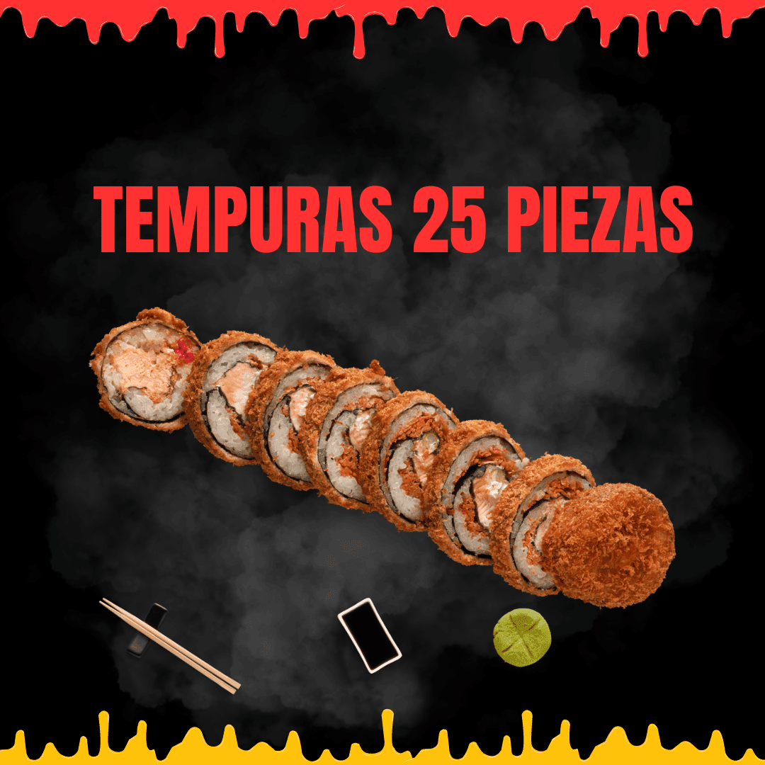 💥25 PIEZAS TEMPURAS💥