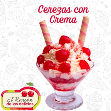 Cerezas con Crema