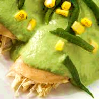 Enchiladas de Crema Poblana