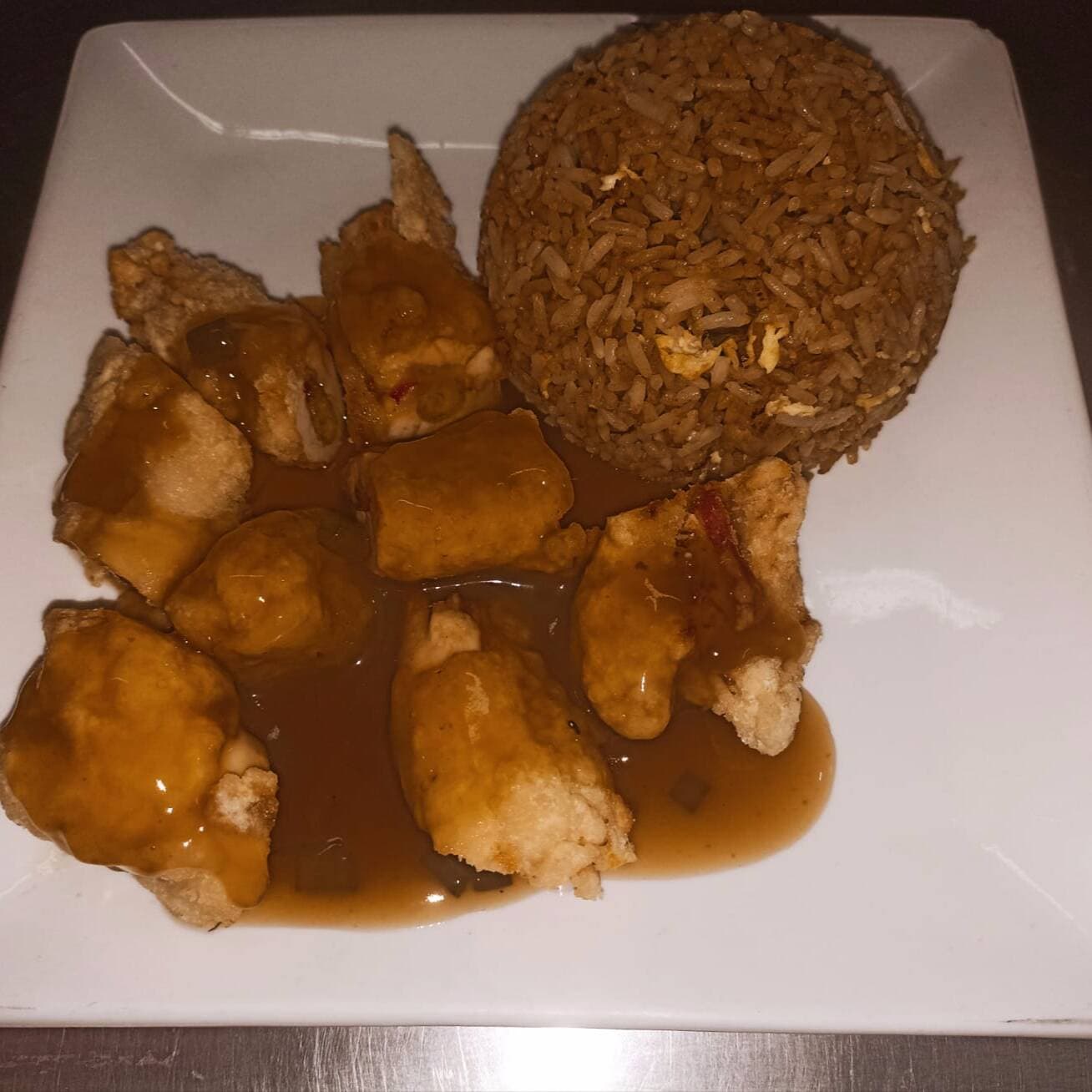 pollo enrollado sin verduras