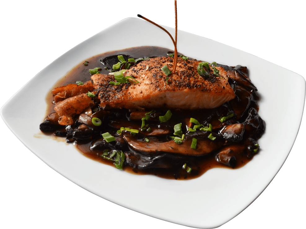 Salmon Portobello