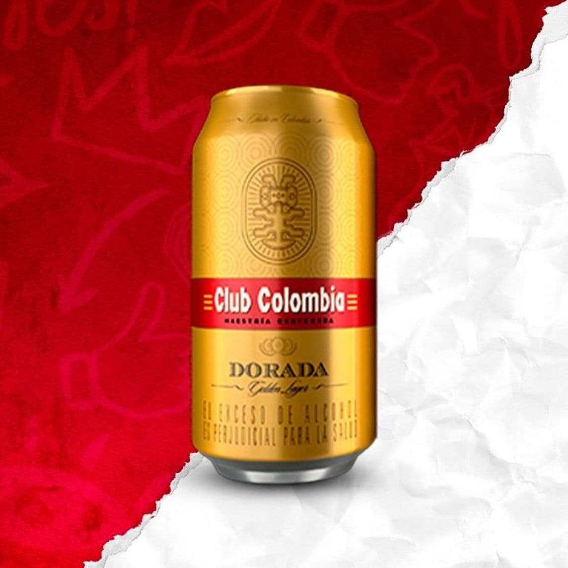 Lata Club Colombia Dorada