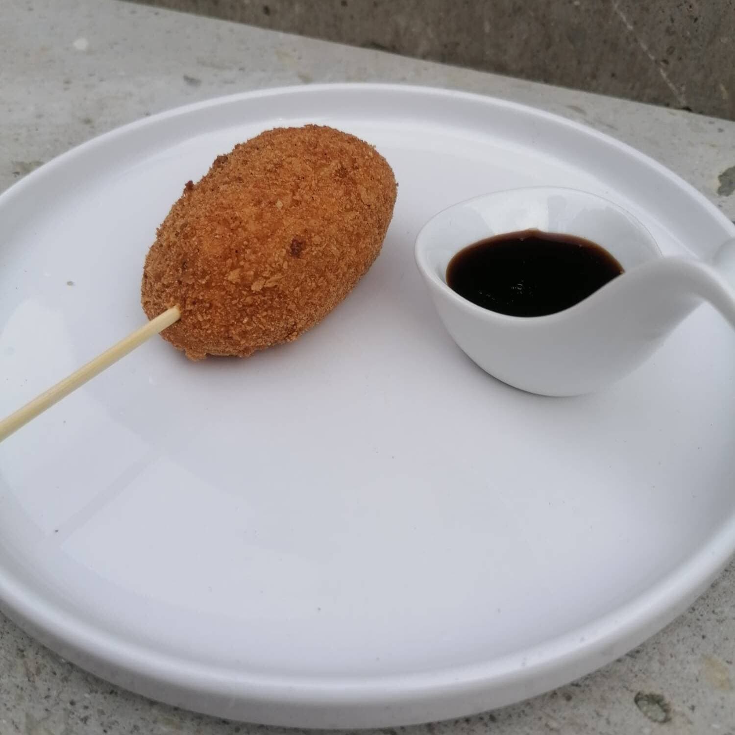 Kushiage de Plátano