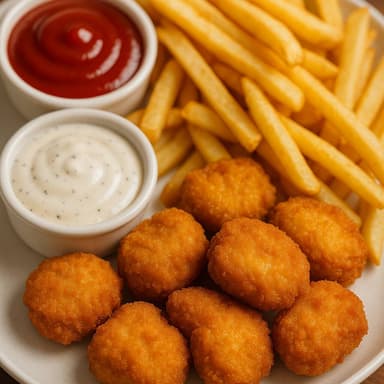 Nuggets de Pollo + Papas a la Francesa