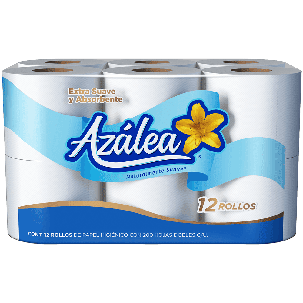 Papel Higiénico Azálea 6 Rollos 500 Hojas