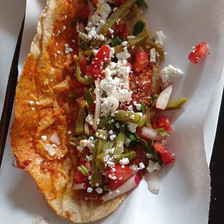 Quesadilla de Chicharrón Prensado Guisado