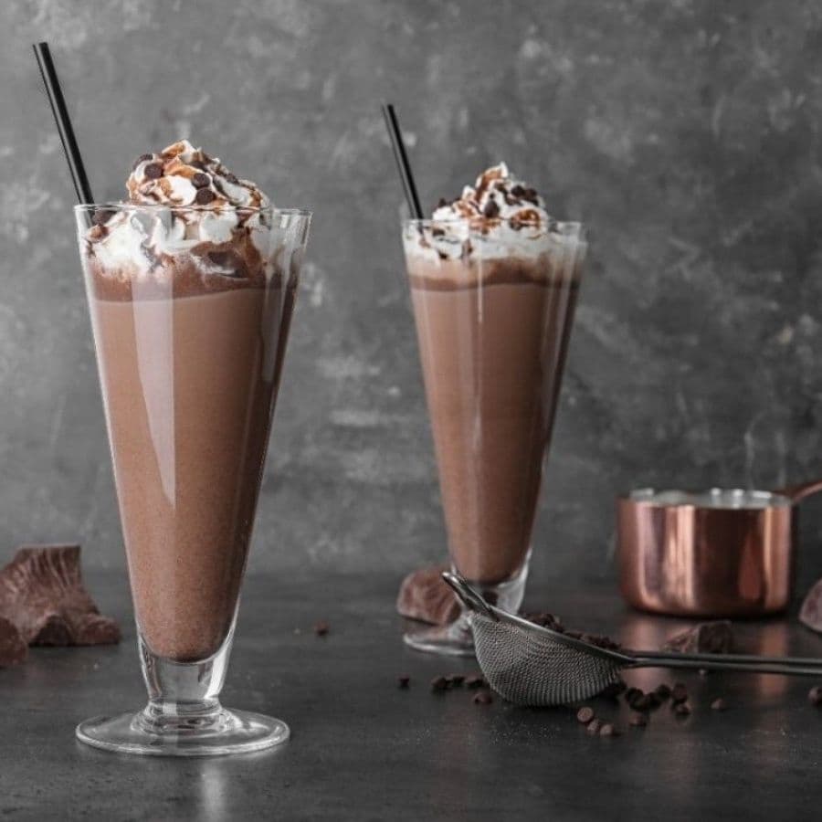 Malteada de chocolate