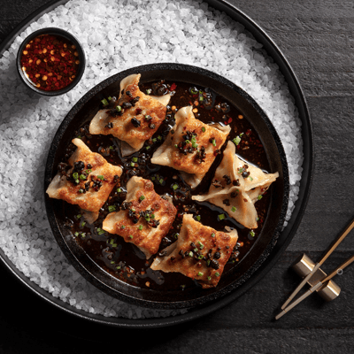 Dumplings de Camarón (6 pzas)