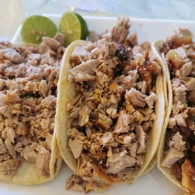 Taco de maciza con chamorro