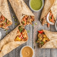 Torta de Milnesa y Burrito de Arrachera
