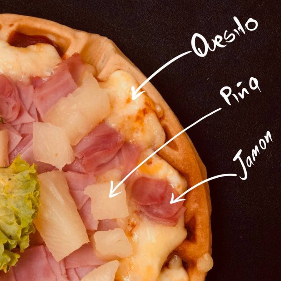 Waffle Hawaiano