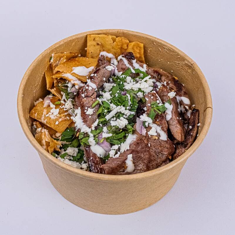 Chilaquiles con Proteina (Media Orden)