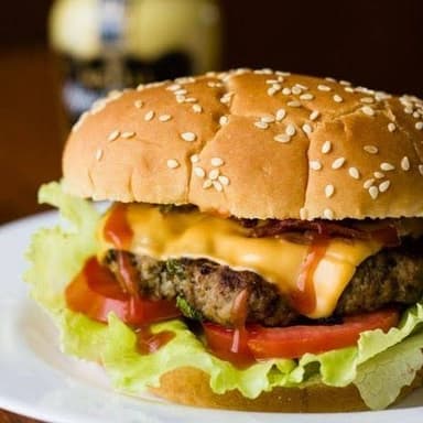 🍔🧀Hamburgesa 3 Quesos