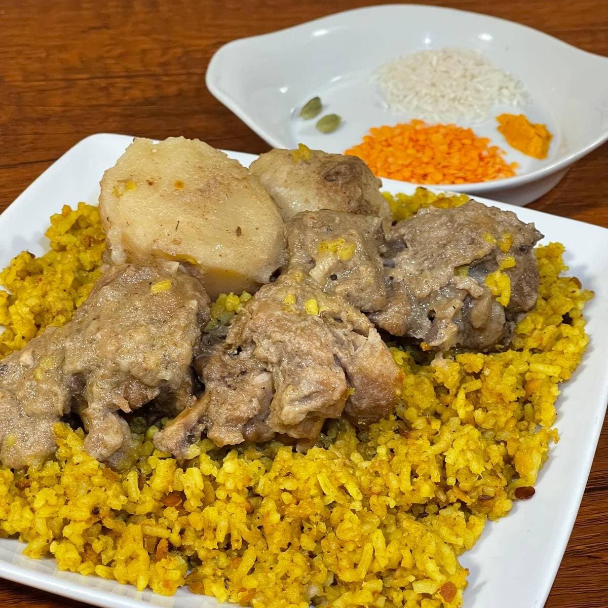 Khichuri con Korma de Pollo