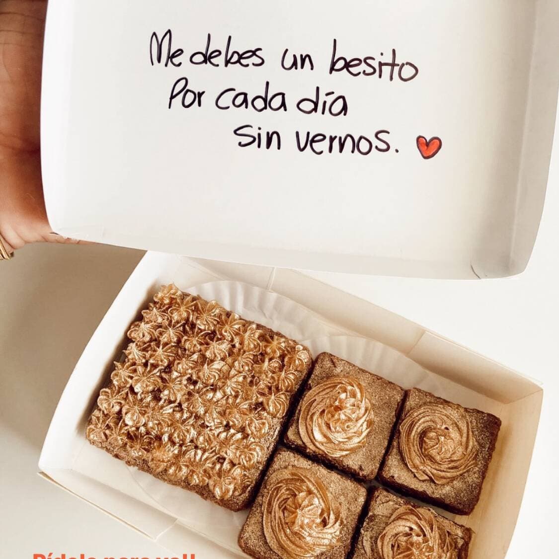 Brownie Mini Oro + Dedicatoria