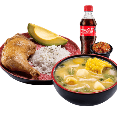 Ajiaco + Coca Cola 400ml