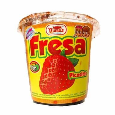 Vaso de pulpa con chamoy