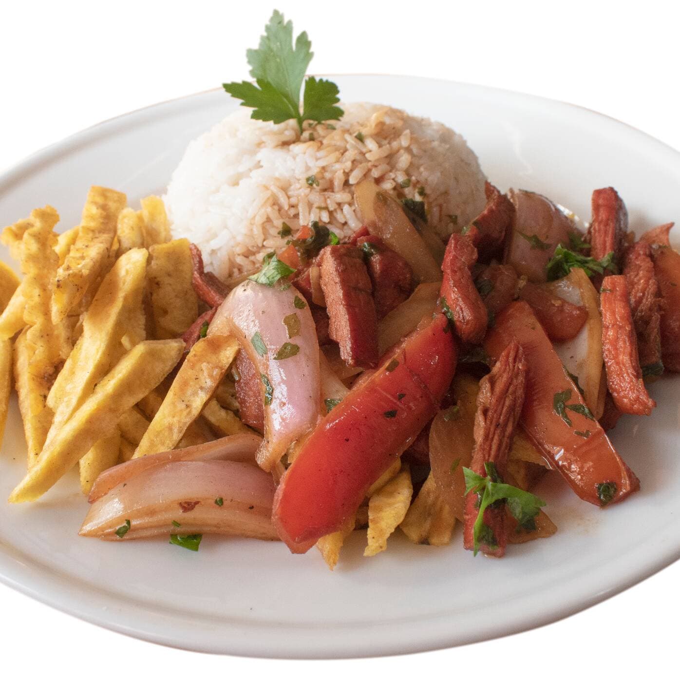 Lomo Saltado de Cecina