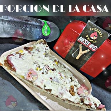 Pizza de 1 Porción Pollo Carnes
