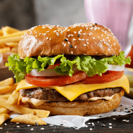 Hamburguesa Clasica con papas
