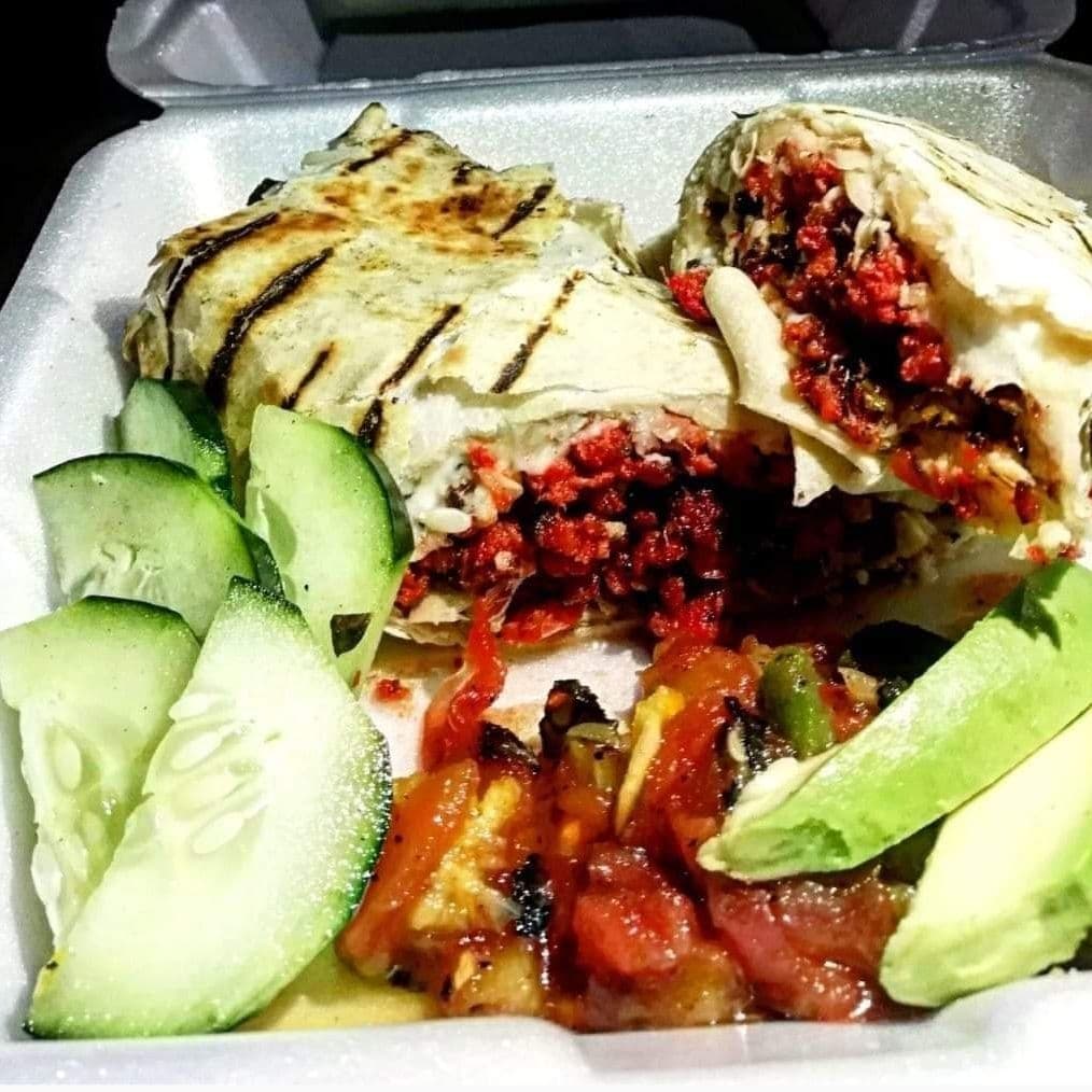 Burrito de chorizo