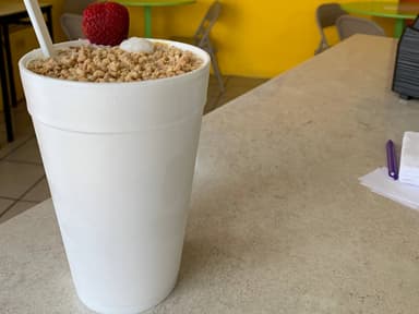 1 Litro de Fresas con Crema