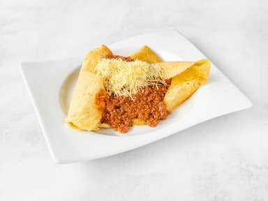 Crepe Boloñesa y Queso