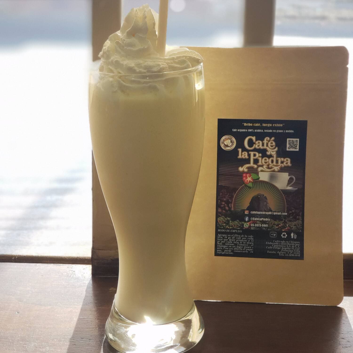 Frappé de Vainilla Vaso de 16 Oz