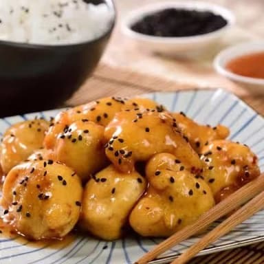 Pollo Agridulce con Salsa de Naranja