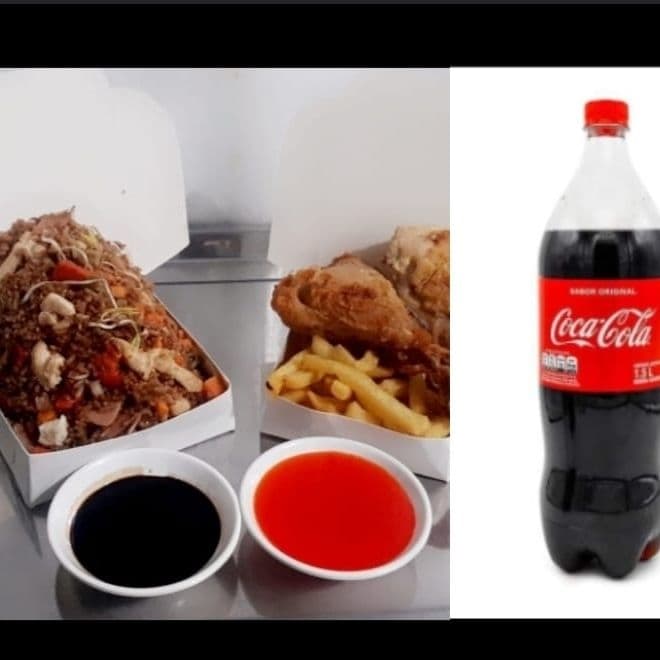 Combo-Mini Familiar + Papas Agrandadas + Bebida