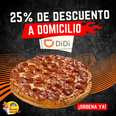 25% Descuento Pepperoni Extrema Tamaño Familiar