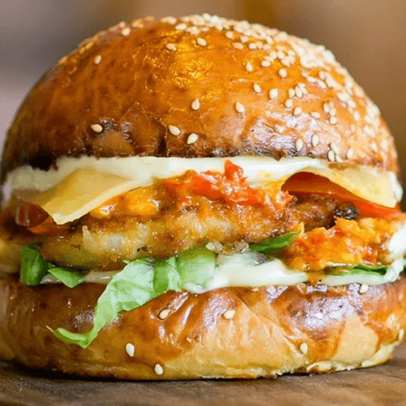 hamburguesa habanero cremoso