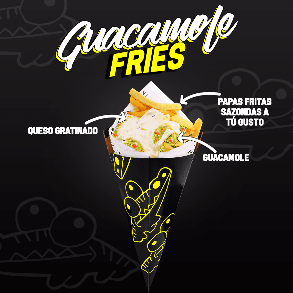 Guacamole Fríes