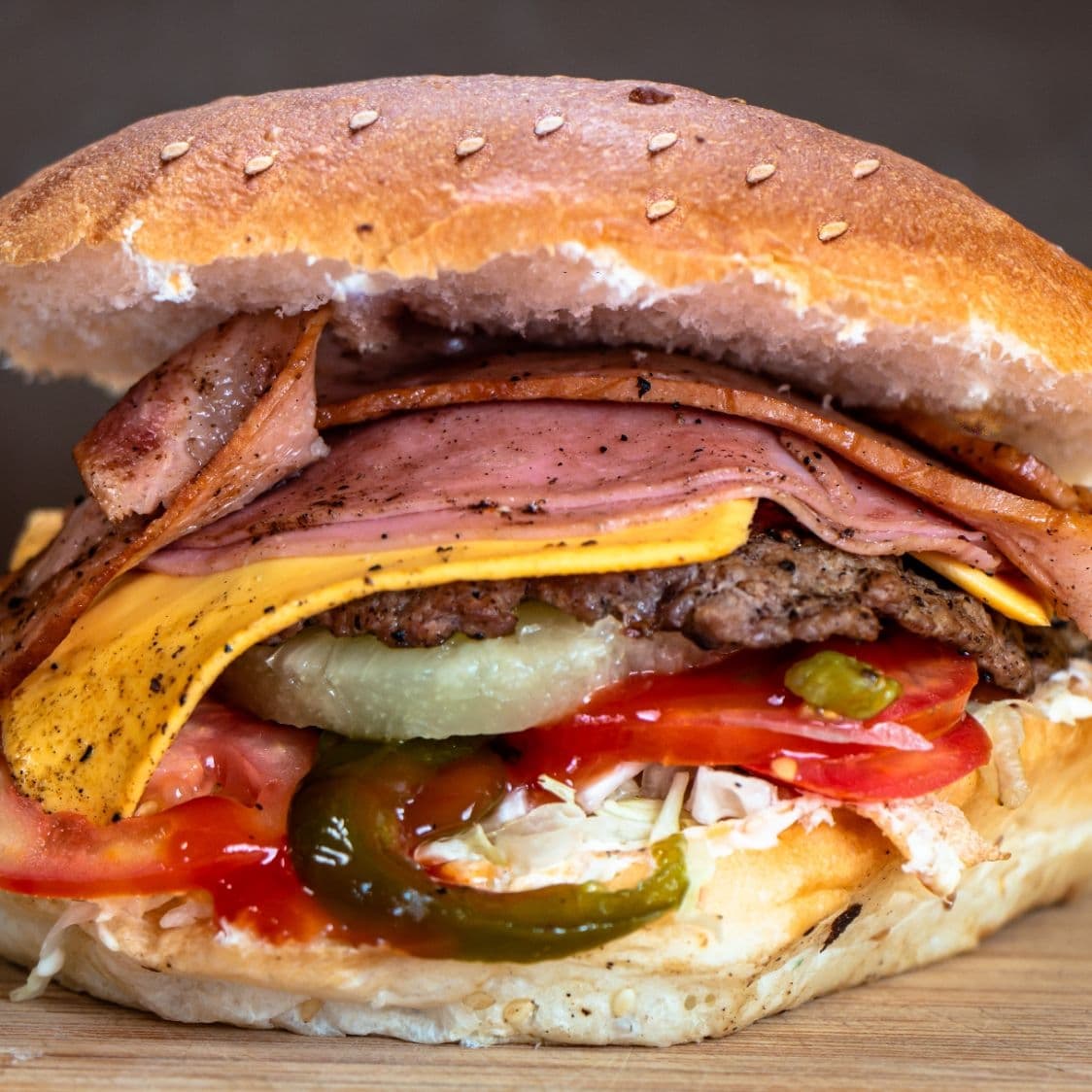 Hamburguesa Campechana