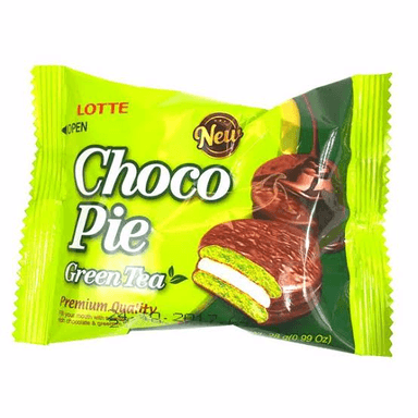 Choco Pie Lotte Matcha
