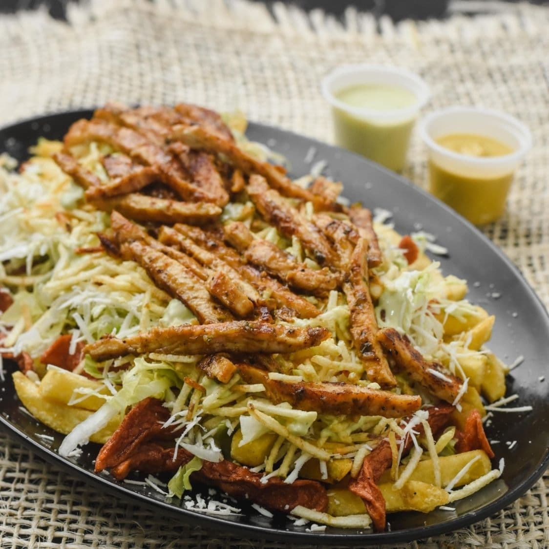 Salchipapa Pollo