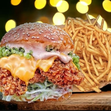 Great Chicken Burger  con Francesa