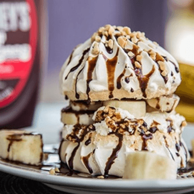 Mini Merengón de Banana con Chocolate